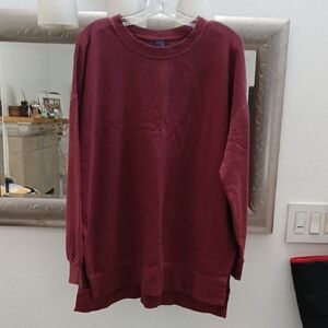 Old Navy Women's Burgundy Sweatshirt